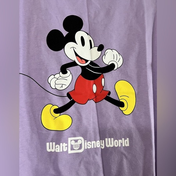 Walt Disney World Exclusive Mickey Mouse Purple Tank Top Women's Size 1XL NWT - Picture 3 of 6